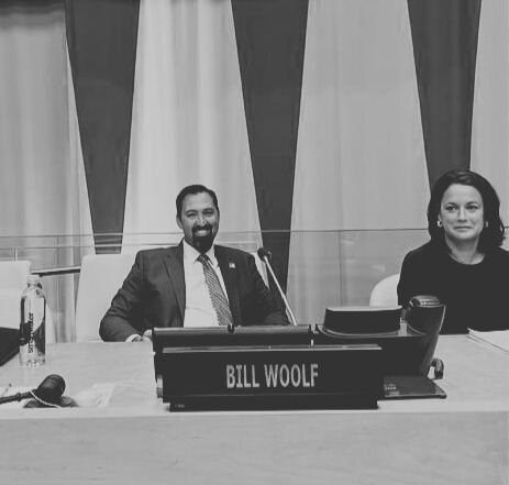Bill Woolf at the UN Bill Woolf at the UN